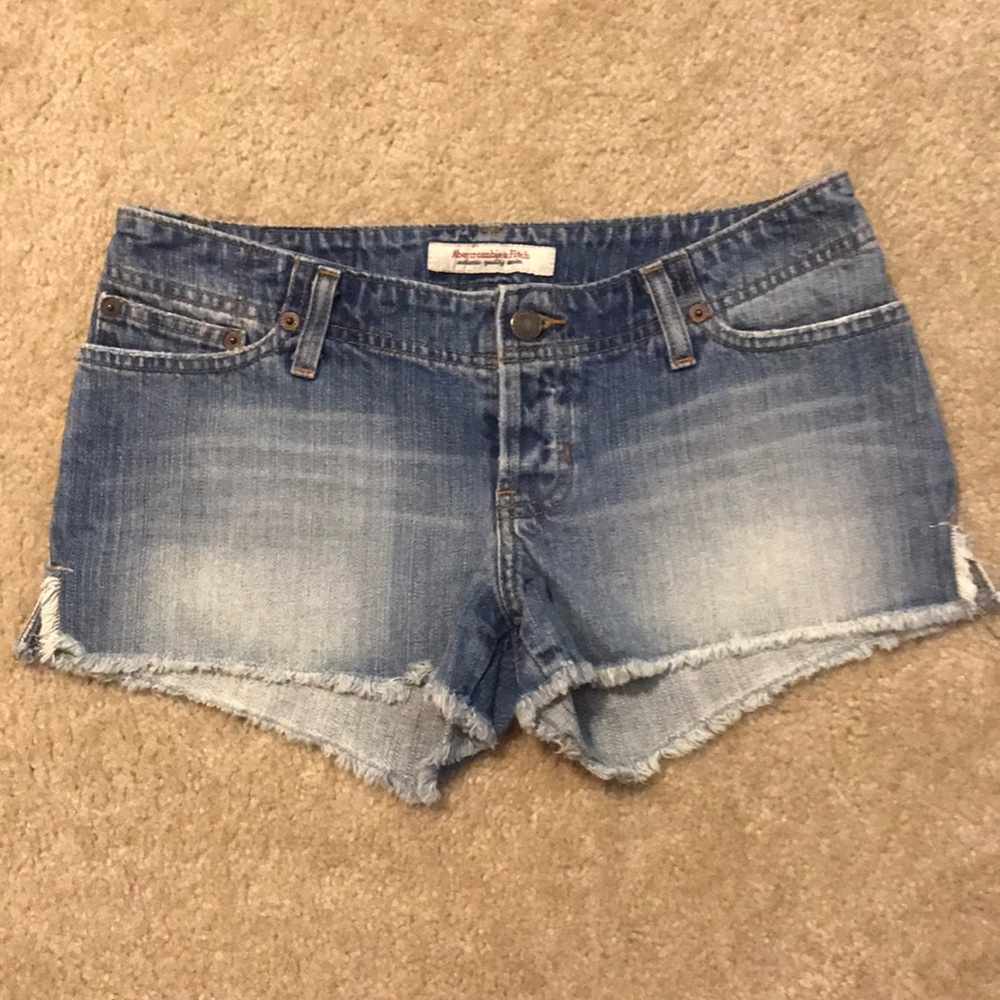 Abercrombie & Fitch Blue Jean Shorts